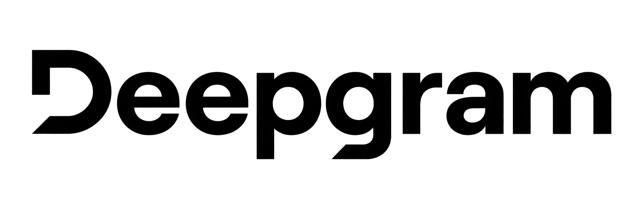 Deepgram wordmark — real-time speech-to-text now free for all Vagle AI users